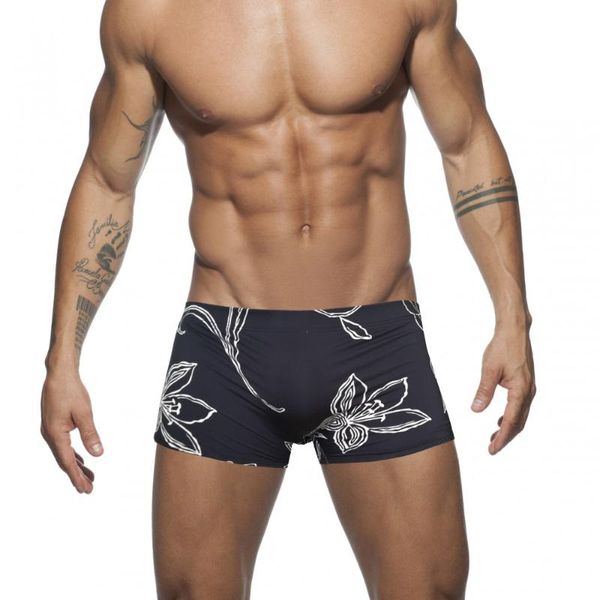 Hombres Sexy Traje de baño de la cintura baja con almohadilla para hombres Swimsuit Boxer Shorts Ships Summer Swim Trunks Surf Sungas 916 Mens Ggitys Canales Burburriness Hepw