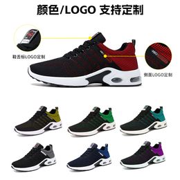 Zapatos de hombre 2024, primavera y otoño, nueva estera transpirable, zapatos para correr para hombre, versión coreana de zapatos deportivos informales ligeros para hombre