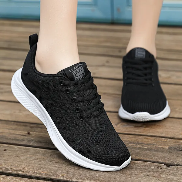 Zapatos de hombres mujeres casuales negras para azul gris gai transpirable cómodo entrenador deportivo sneaker color-80 talla 35-42 881 wo comtable 975