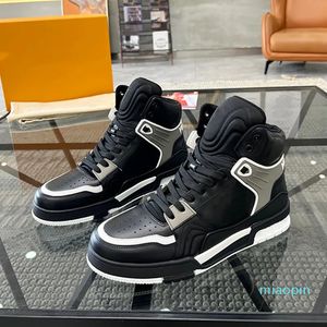 Chaussures masculines Designer de qualité supérieure baskets top mollets en peau de basket-ball de basket-ball courir les chaussures de sport de mode