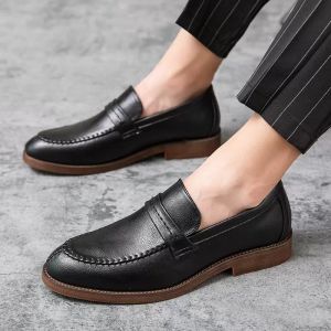 Hommes chaussures sans lacet mode confortable hommes mocassins en plein air respirant hommes mocassins Chaussure Homme Mariage Zapatos De Hombre