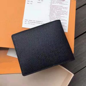 Cartera delgada de cuero corta para hombre, marco con ranuras para tarjetas de crédito, compartimento para billetes reforzado, diseñador masculino Amerigo Zippy Organizer179L