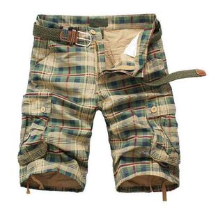 Men Shorts Fashion Plaid Beach Shorts pour hommes Camouflage Camouflage Camouflage short Military Pantal