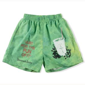 Mannen Shorts Green Swim Trunks Sneldrogend Strandbroek 11 Kwaliteit Mode Gedrukt Mannen Gym Short Pant
