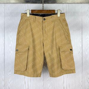 Hommes Shorts pantalons classique solide noir côté marqueur poche court Style italien lavé outillage Shorts décontracté és