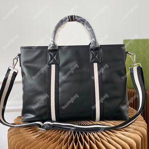 Mannen schoudertas mode crossbody hoogwaardige bakken tas luxe ontwerper aktetassen lederen handband grote capaciteit handtas handtas portemonnee portemonnee kantoor document