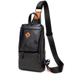 Mannen Schouder Messenger Crossbody tas aan riem man casual heren heuptassen lederen kleine telefoon pouch sigarettenkoker