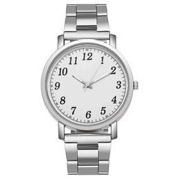 Hommes Simple luxe blanc montres Quartz bracelet en acier inoxydable bracelet décontracté montre automatique distingué étanche