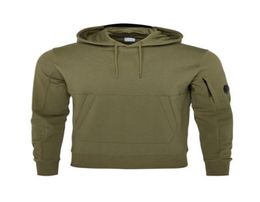 Heren sweatshirt met enkele lens Pullover-hoodie met veters 011458921