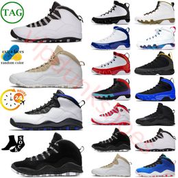 Hombres Tamaño 7-13 Zapatos de baloncesto 9S Jumpman 9 10 Bred University Gold Chile Red UNC Cool Particle Grey Racer Blue Black Gum Antracita Zapatillas deportivas