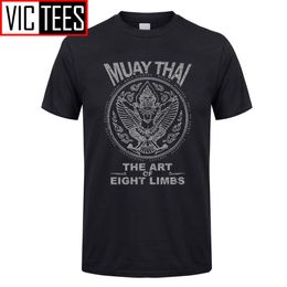 Mannen Slim Fit T-shirt Garuda Muay Thai MMA Mannelijke T-shirt Volwassen T-shirt Jurk Kleding Tops