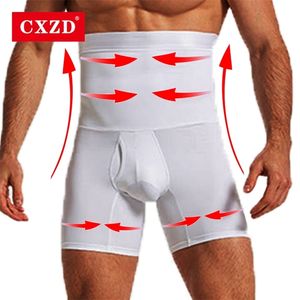 Hommes minceur corps Shaper taille formateur taille haute Shaper contrôle culotte sous-vêtements de contention ventre ventre Shaper Shorts 231219