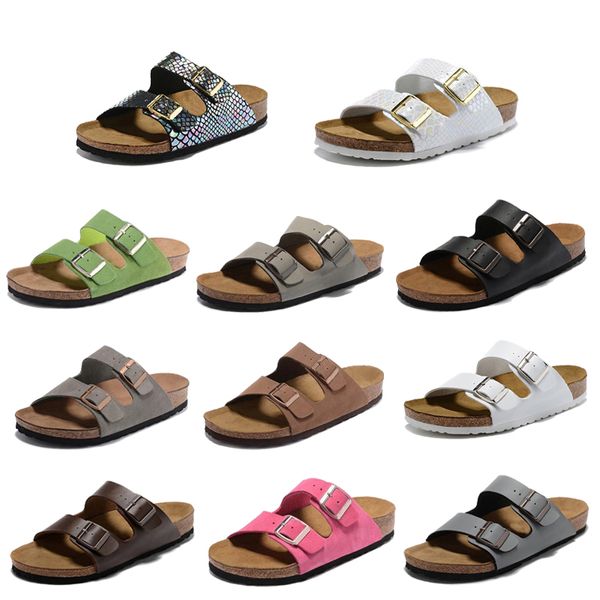 Hommes Pantoufles Designer Sliders Sabots Chaussures Femmes Sandales D'été Nubuck Cuir Woody Sole Mode Chaussures De Plage