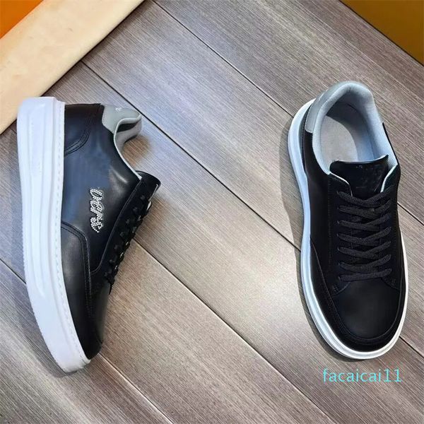 Hommes baskets chaussures blanc noir décontracté Vintage semelle en caoutchouc formateurs maille homme fête mariage Skateboard marche