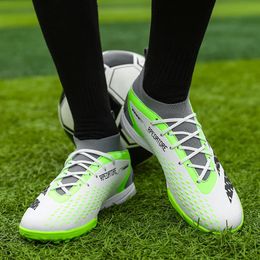 Chaussures de Football pour hommes TFFG crampons de Futsal entraînement en plein air bottes de Football baskets de compétition professionnelle pour jeunes 240228