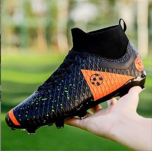 Heren voetbalschoenen Topkwaliteit voetbalschoenen Schoenplaten Buitensportschoenen voor kinderen Outdoor trainingsschoenen Drop Shipping Futsal