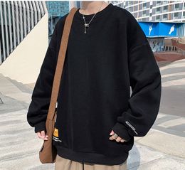 Mannen Solid Color Oversized Hoodies Mens Kawaii Japanse Streetwear Causale Harajuku Designer Hoodies Male K-pop Vintage Sweatshirts