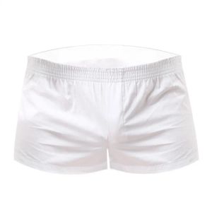 Hombres de color sólido Summer Sports Gym la cintura elástica pantalones cortos de natación de natación de playa