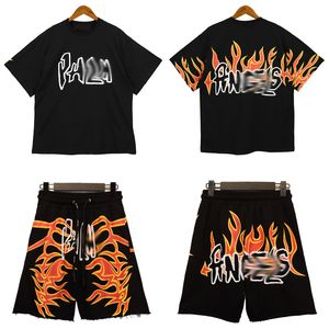 Naruto Set voor heren, alfabet, streetwear, ademende zomertop, shorts, T-shirt, buitensport, kwaliteitsset