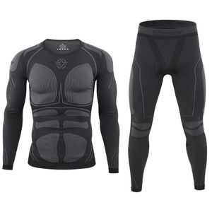 Mannen Sport Thermisch Ondergoed Pakken Outdoor Fietsen Compressie Sportkleding Sneldrogende Ademende Kleding Fitness Running Trainingspakken 230612