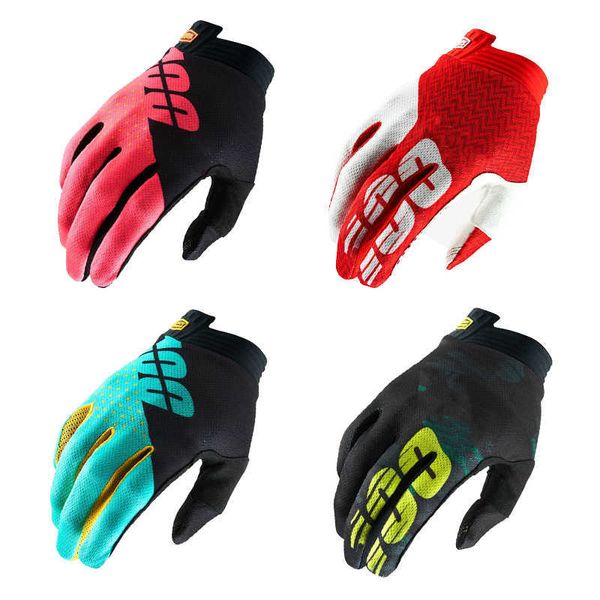 Guantes deportivos para ciclismo para hombre, bicicleta de montaña, motocicleta Mx, carreras, vehículos todoterreno, transpirables H1022