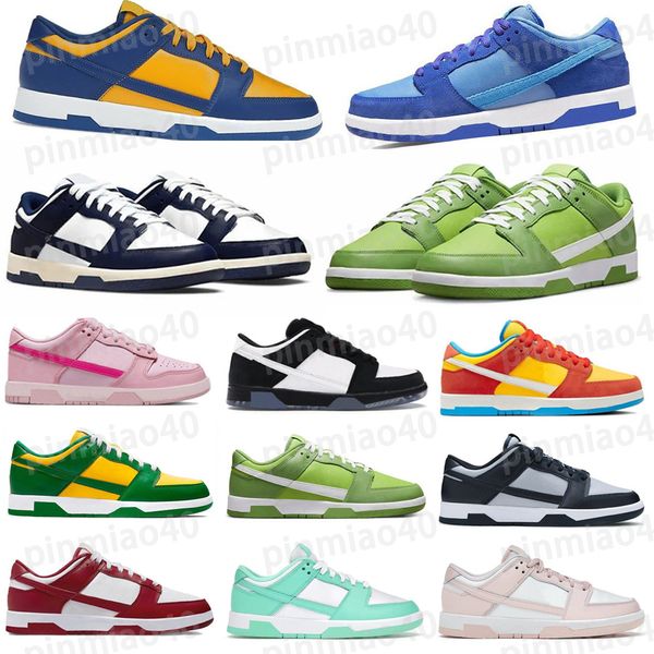 Chaussures de sport pour hommes, chaussures décontractées de styliste, chaussures de course, Panda gris Fog Label, actif violet rouge clair ivoire bleu industriel, chaussures décontractées respirantes