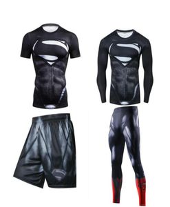 Men Sports Costumes Rashguard Jiu Jitsu Jerseys Colt Pantals Running T-shirt BJJ Boxing Set Training Muay Thai MMA Fightwear 2205245078