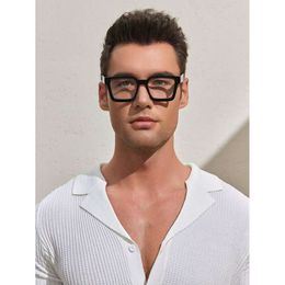 Men Square Frame Anti-Blue Light Eoryglass