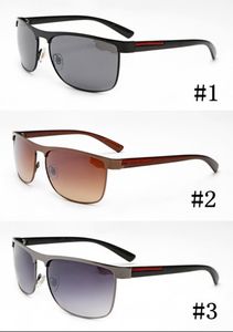 Gafas de sol cuadradas para hombre, gafas de sol clásicas Vintage para mujer, gafas de sol Retro de Metal de lujo, gafas de conducción con espejo Uv400
