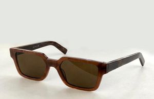 Gafas de sol cuadradas Mármol marrón marrón sombreado Sonnenbrille hombres elegantes gafas de verano gafas UV400 con caja1187537