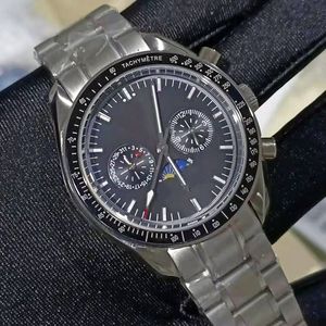 Men de luxe en acier inoxydable montre automatique Machine Machine Montre de Luxe Watch en cuir sans chronométrage montre design de montre décontractée pour hommes