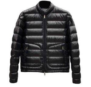 Manteau à col montant pour hommes, imperméable, Double fermeture éclair, parka douce et chaude, doudoune, couleur noire, taille 12345