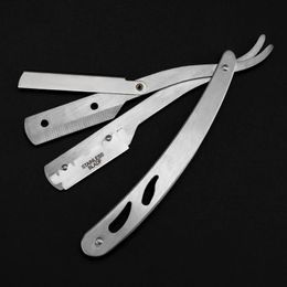 Men Straight Razor Shaving Tools Folding Shaving Knife Stainless Steel Straight Razor Holder Hair Clippers Barber Tools