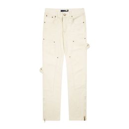 Men estiramientos jeans moda pantalones de mezclilla blancos para la primavera masculina y otoño casual pantalones hombres l vvvjeans pantalones de moda jeans de calidad de alta gama v logo