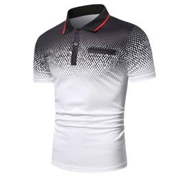 Men Summer Fashion Slim Fit Short Sleeve Rapel Polo Shirt Men Casual Sport Fake Pocket Golf Polo Shirt.240420