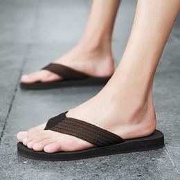 Men Summer Flip S Flops Beach Slippers pour Drop Taille Slipper