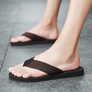 Men Summer Flip S Flops Beach Slippers voor drop -size slipper