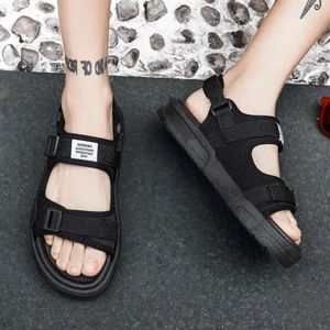 Hommes Sandals d'été pour hommes masse massage les ganters de massage noire sobre sobre sur zapatos hombre confort fashi 950 s