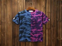 Men Summer T -shirt Camouflage Stijl Korte mouw Male uitgebreide Casual Clothing Man Print T -trendy T -shirt Fashion Quick DR9206734