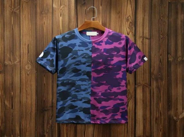 Hommes T-shirt d'été camouflage style court manche mâle vêtements décontractés étendus homme imprimé t-shirts à la mode Tshirt rapide dr9206734