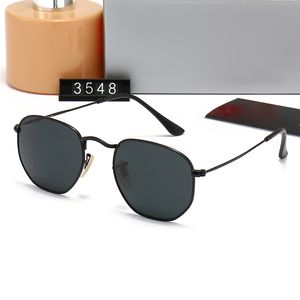 Hommes Lunettes de soleil Classique Marque Rétro Femmes Lunettes de soleil Designer de luxe Lunettes Ray Metal Frame Bans Designers Lunettes de soleil Femme ML 3447 3548 boîte