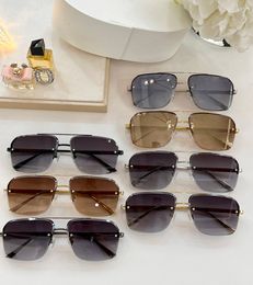Óculos de sol masculinos para mulheres, óculos de sol mais vendidos da moda, óculos de sol masculinos Gafas De Sol, lente de vidro UV400 com caixa de correspondência aleatória 118