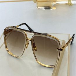 Lunettes de soleil pour hommes pour femmes Dernières ventes de mode SIX lunettes de soleil hommes lunettes de soleil Gafas de sol verre de qualité supérieure UV400 lentille avec boîte294Z