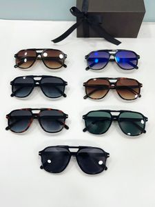 Hommes lunettes de soleil pour femmes dernière vente mode lunettes de soleil hommes lunettes de soleil Gafas De Sol verre UV400 lentille avec boîte assortie aléatoire 0753