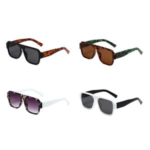 lunettes de soleil pour hommes lunettes de soleil de créateur pour femmes lunettes de soleil de style hip-hop monture en matériau PC lunettes de soleil à lentilles de protection UV Plusieurs couleurs de monture de lentilles disponibles