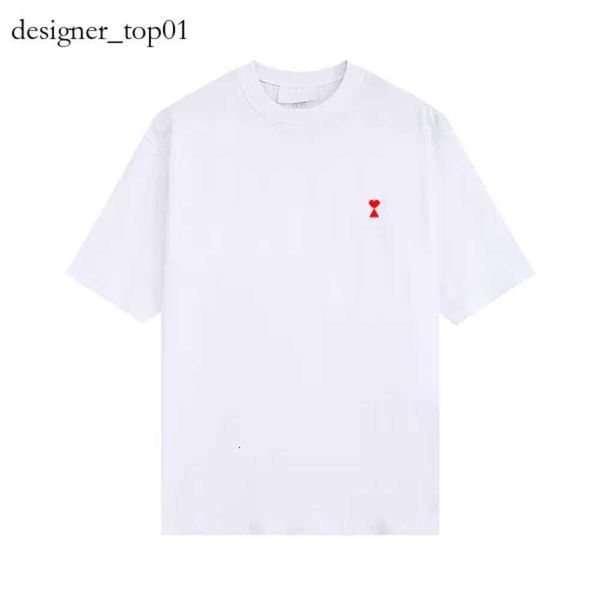 Hommes t-shirt marque designer mode T-shirt Nouvelles chemises de broderie masculines femmes amour amour coeur t-shirt mode homme tshirt décontracté vêtements