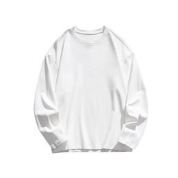 Hommes T-shirt Designer T-shirt à manches longues Hommes Femmes Designer Pur Blanc Noir Coton Chaud Lâche Respirant Mode Causal Vêtements 11