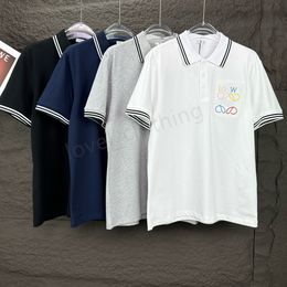 Hommes T-shirt Designer Polo Fashion Clans courts Cottons T-TEES LETTRES COURTURES LOGO