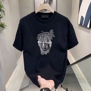 Hommes T-shirt Designer T-shirts Graphique Tee Vêtements Vêtements Hipster Street Lettrage Imprimer Vintage Noir Loose Fit Femmes Pull Tops Tees Taille asiatique S-5XL