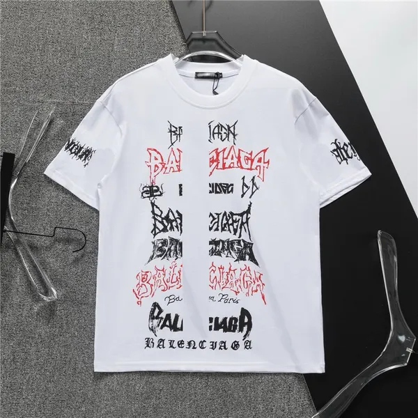 Men T-shirt Designer Tees Brand AA T-shirt à manches courtes Pullover Pure Coton chaud Loose Breffe de mode Hommes et femmes Asian Taille M-3XL 03